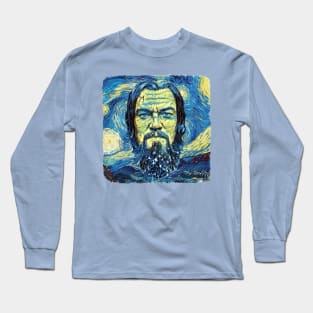 Huge Glass The Revenant Movie Van Gogh Style Long Sleeve T-Shirt